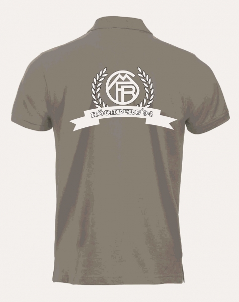 Höchberg 94 Fan Poloshirt, grau,  inkl. Druck